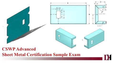 sheet metal solidworks certification|solidworks cswp practice pdf.